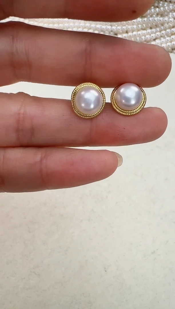 【闪购商品】淡水珍珠耳饰合金G2