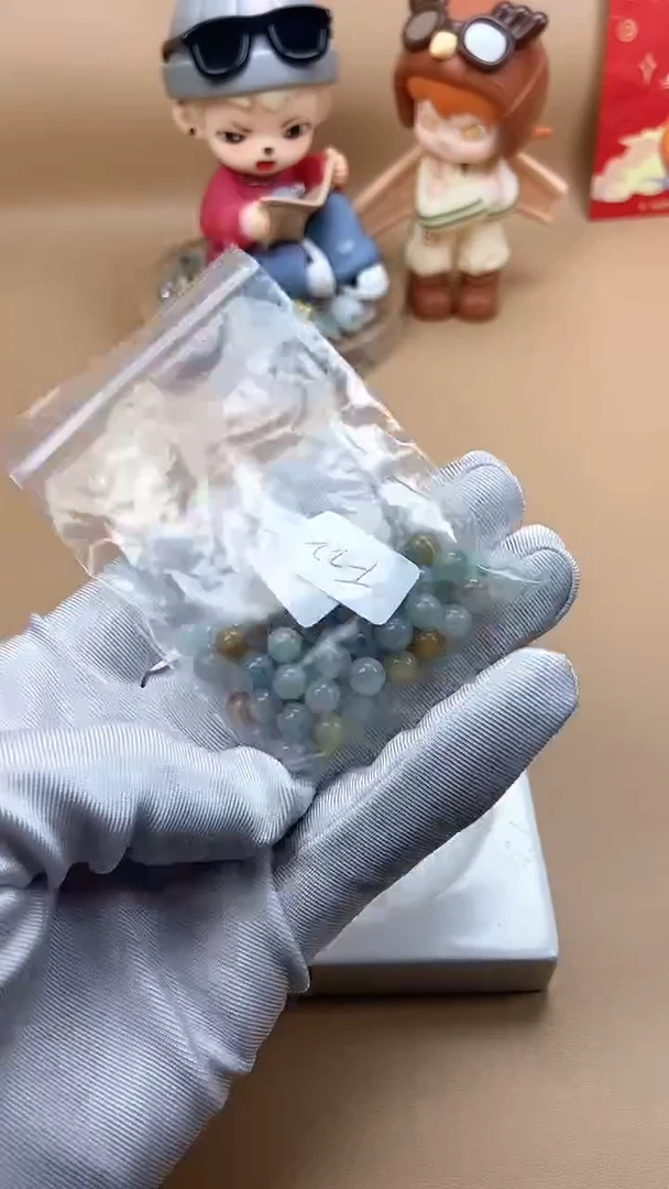 【闪购商品】翡翠手串未镶嵌天然翡翠A货手串 瑕疵