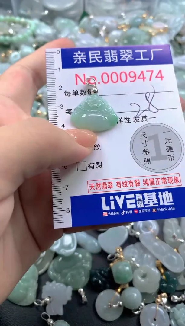 颈饰未镶嵌翡翠9474