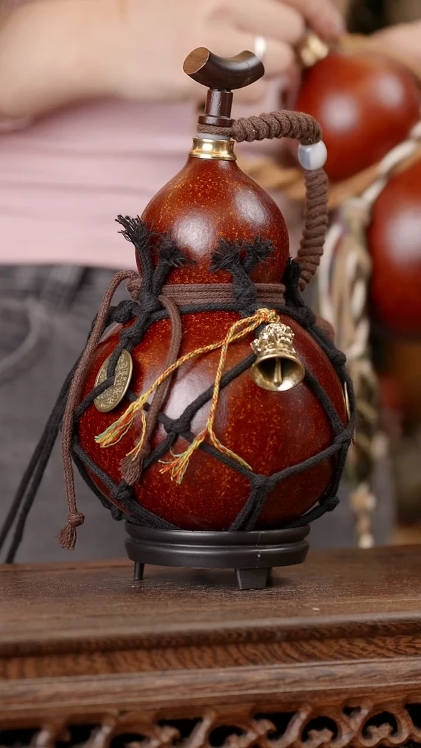 189号精品天然大漆酒葫芦一物一拍~