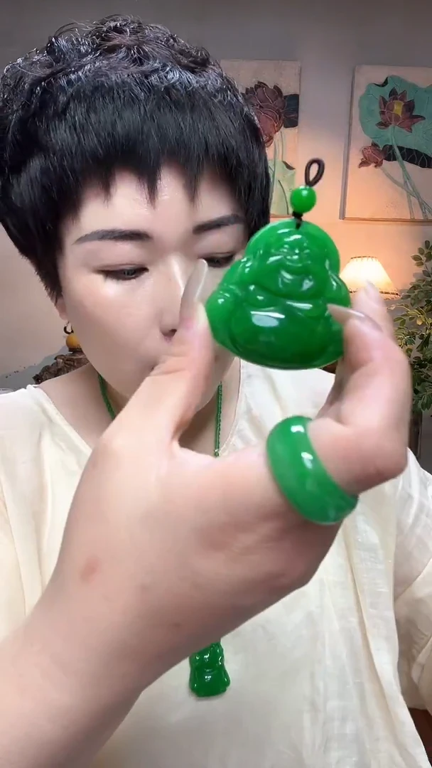 吊坠(赠链)合金翡翠639