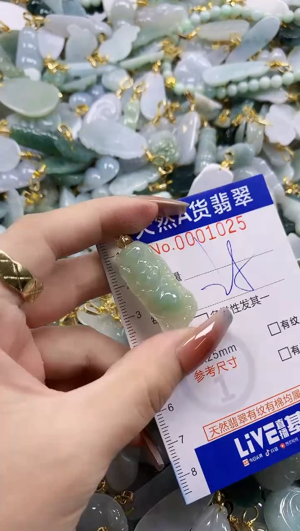 颈饰未镶嵌翡翠天然A货翡翠