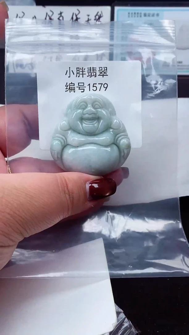 颈饰未镶嵌翡翠缅甸天然A货翡翠1579