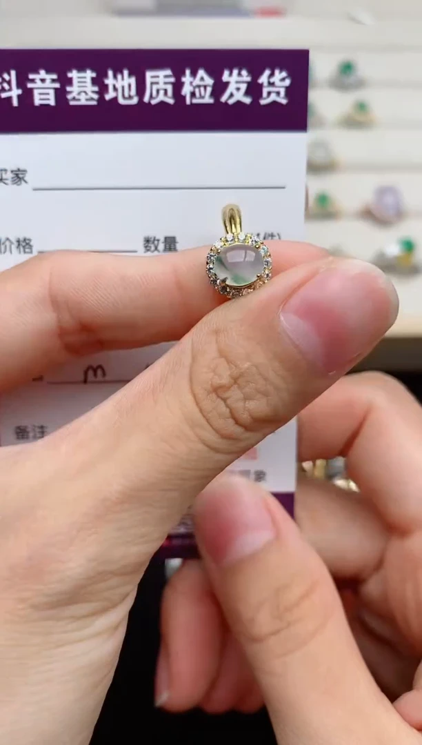 翡翠戒指银S925镶嵌.....