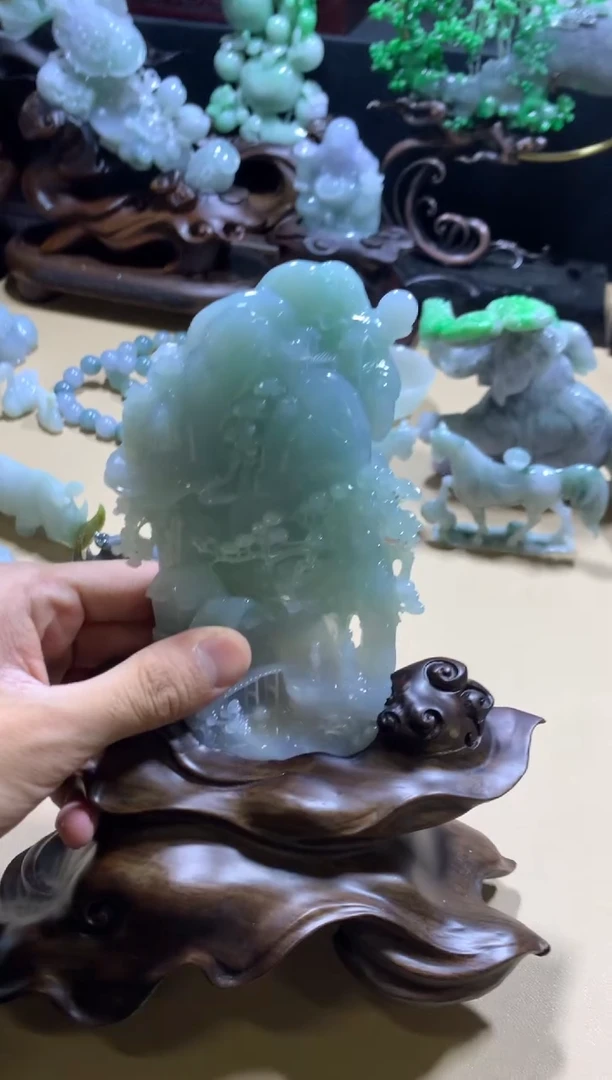 【闪购商品】翡翠摆件未镶嵌翡翠摆件