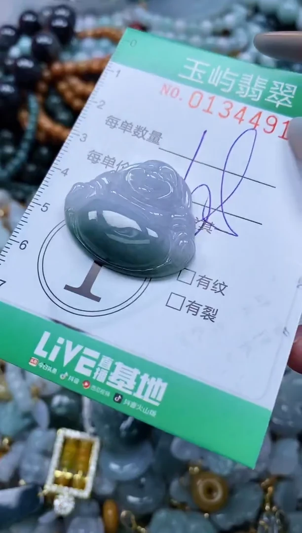 翡翠未镶嵌颈饰闪购0134491