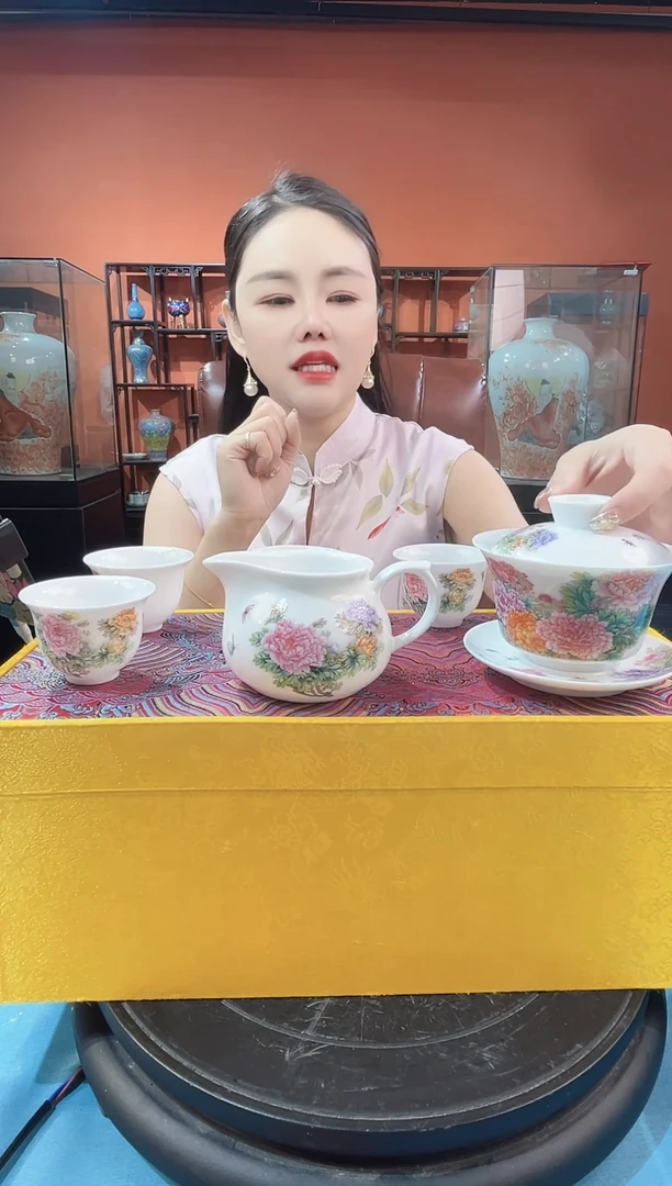 摆件精品陶瓷青花摆件1b