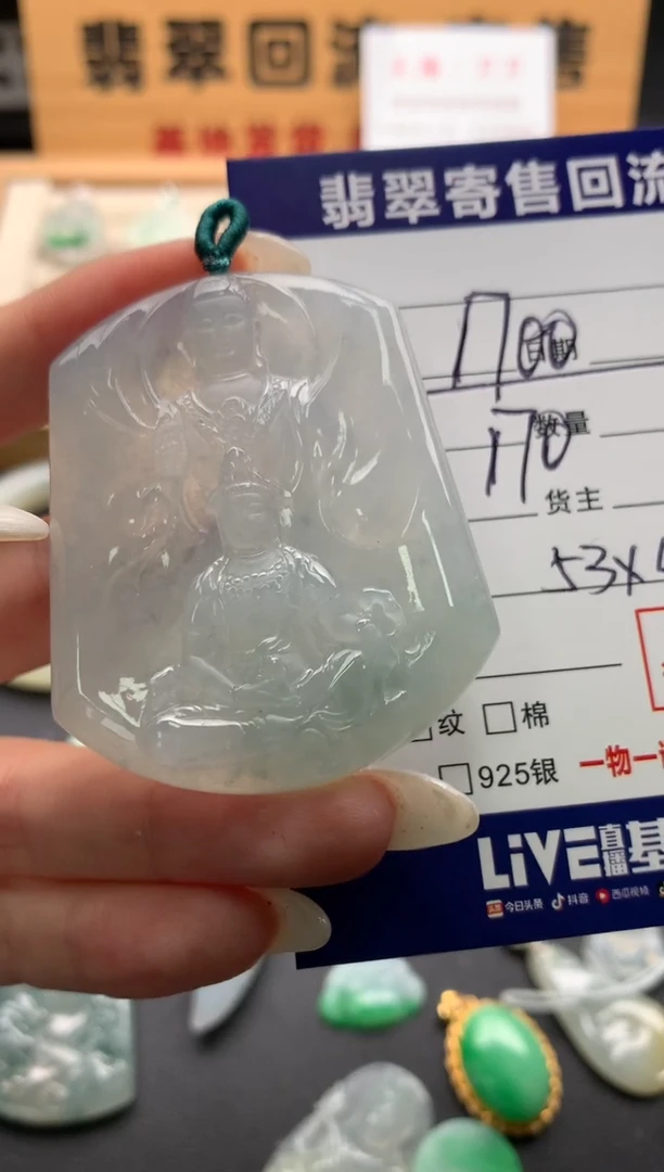 翡翠未镶嵌颈饰10138850