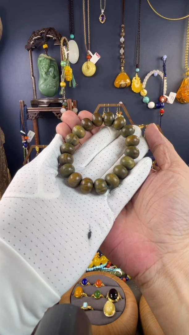圆**?珐琅算盘手串设计款