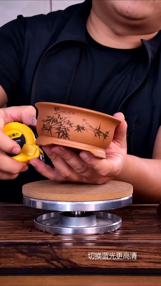 紫砂花盆紫砂花盆内口9-4.5