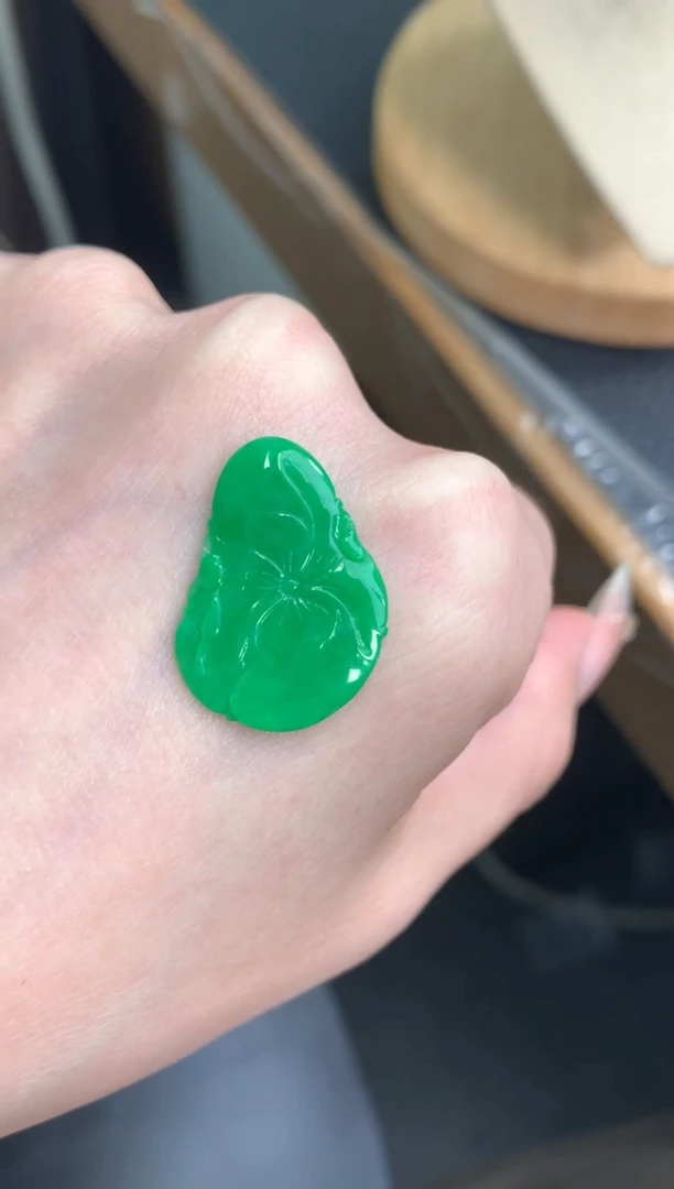 未镶嵌定制翡翠荷叶