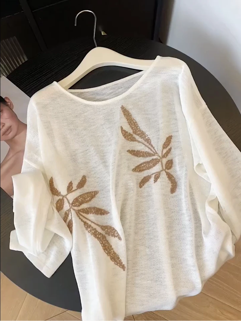 2025夏季爆款法式松弛感一字领斜肩多种穿法休闲慵懒百搭显瘦上衣