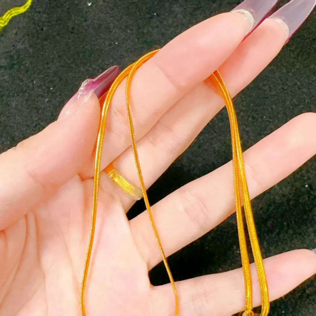 铜合金项链 细蛇皮