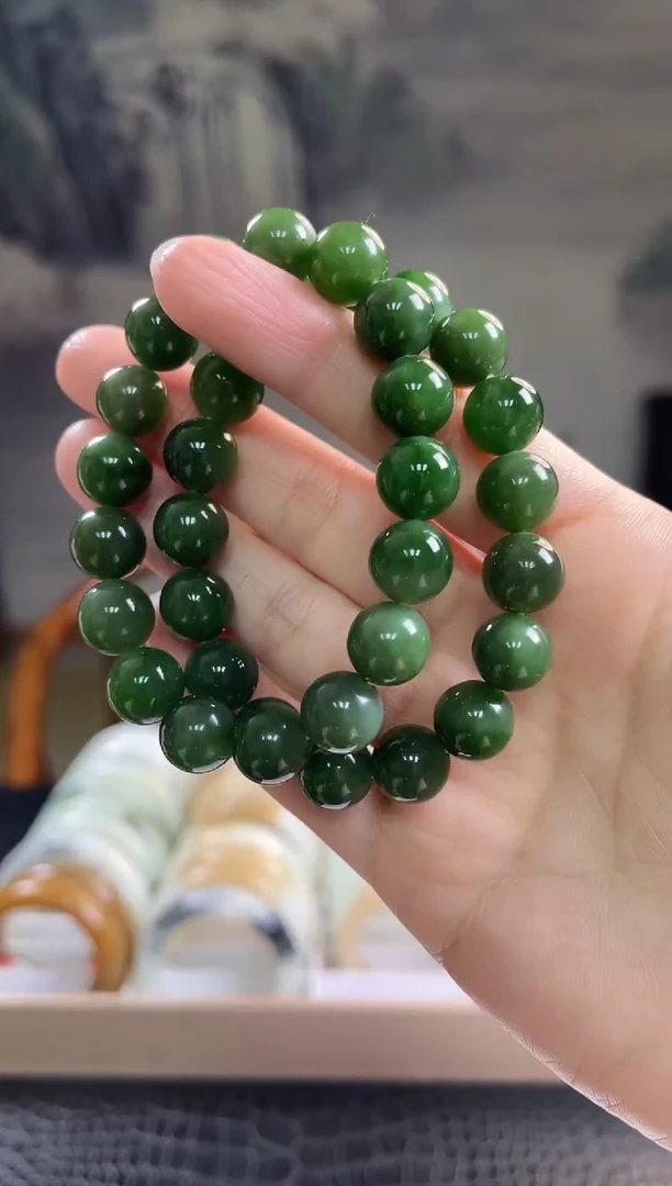 未镶嵌手镯和田玉10mm左右多样性发货仅一条
