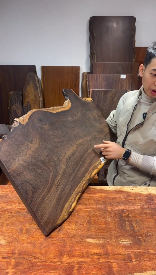 风车木（黑檀木）尺寸90*40*2.2编号436