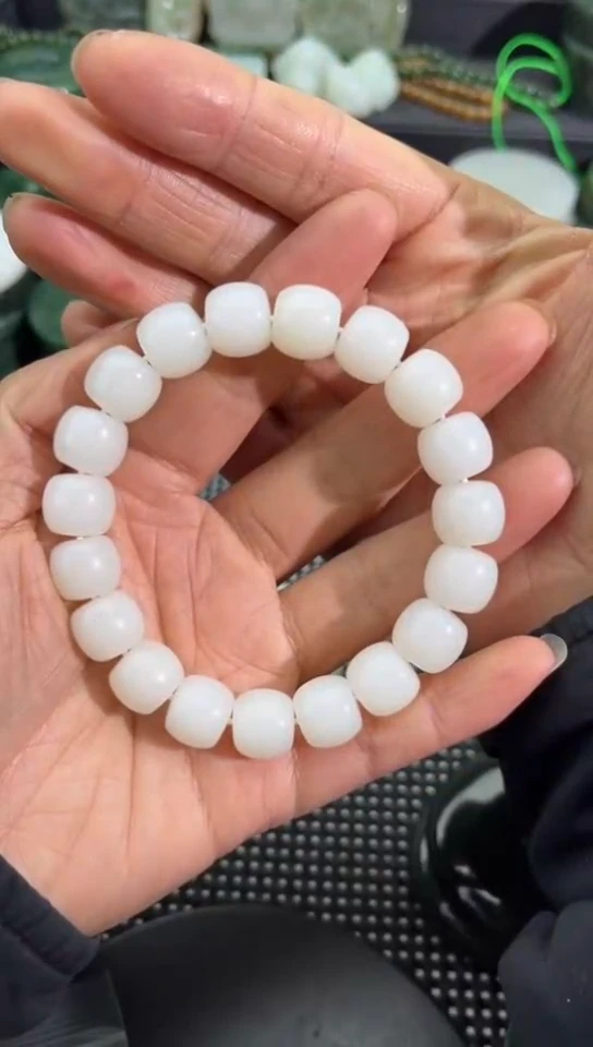 未镶嵌和田玉珠宝半成品手串