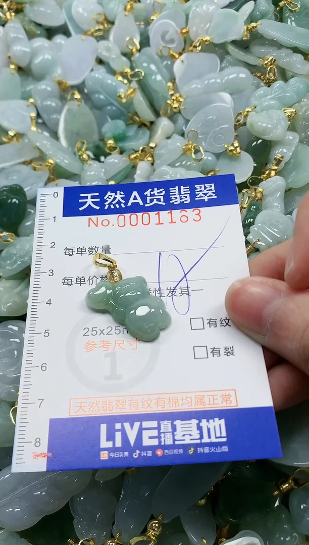 颈饰未镶嵌翡翠纯天然a货翡翠