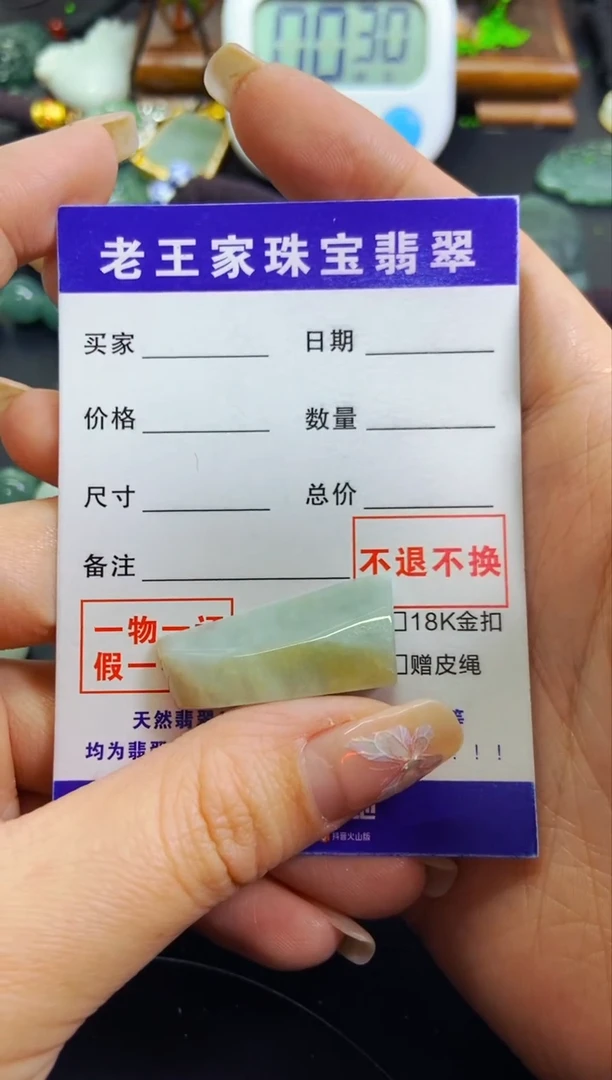 【闪购商品】翡翠颈饰未镶嵌料子