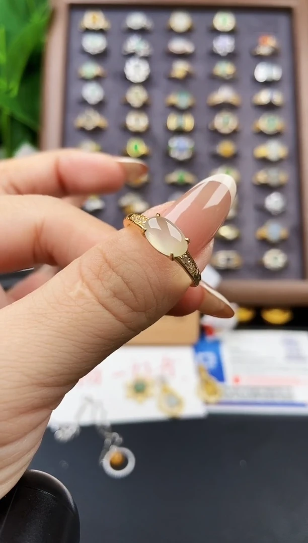 银S925镶嵌戒指翡翠21