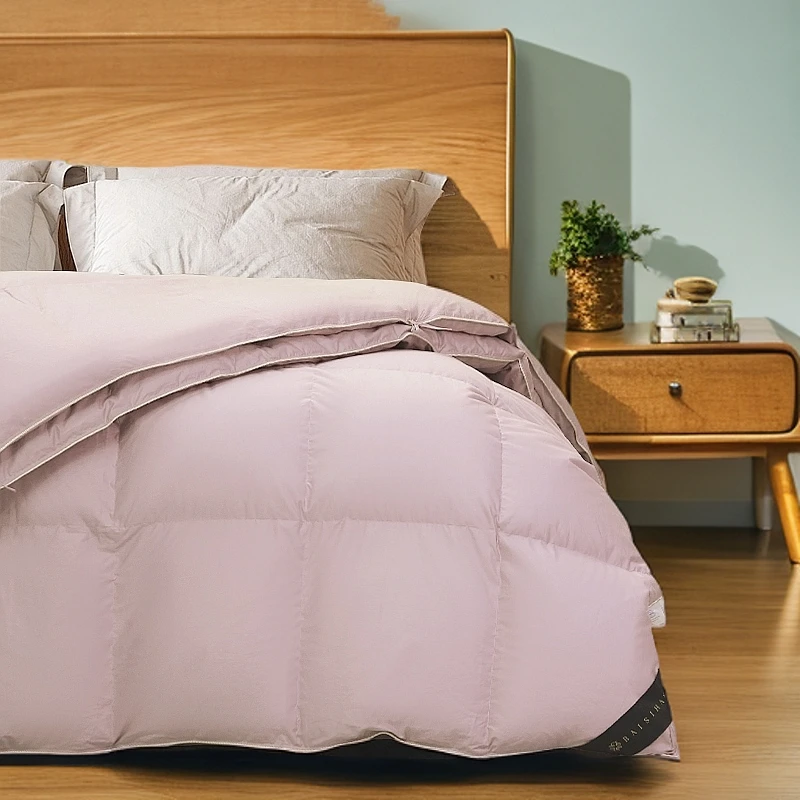 【孤品样品】95白鹅绒750蓬全棉子母被羽绒被二合一柔软四季通用