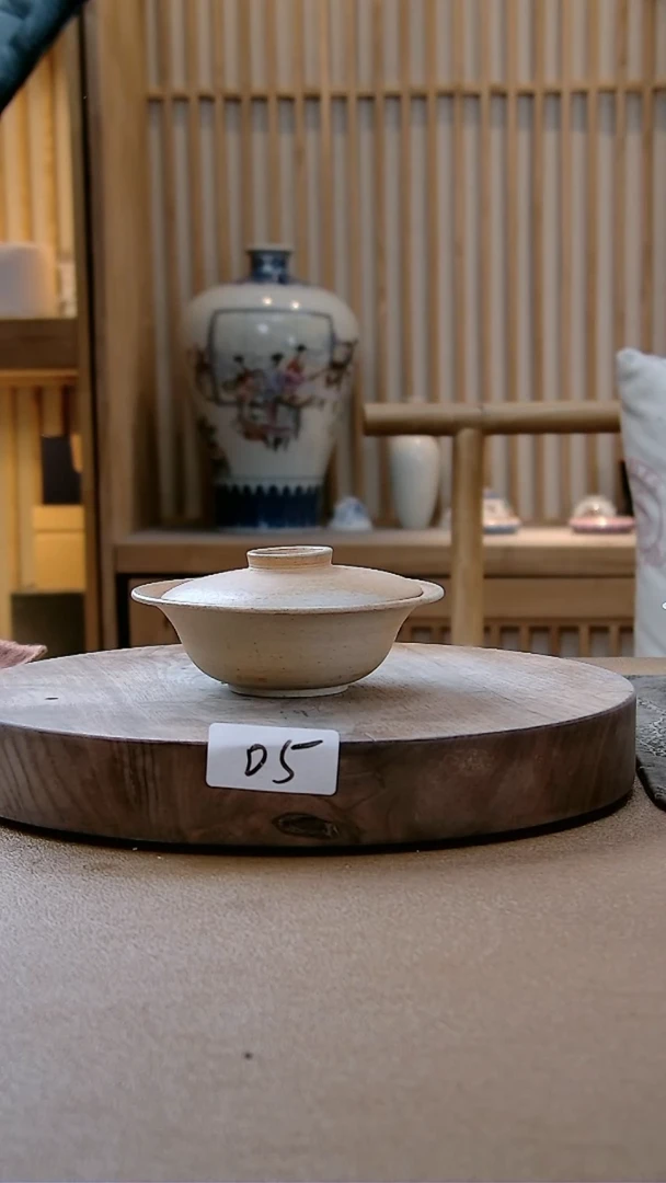 【闪购商品】翰文堂岩泥柴烧盖碗（05）