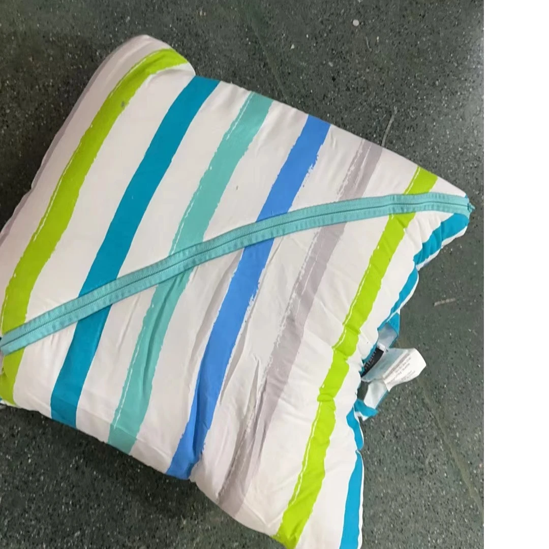 简约多色条纹抱枕发1个可变大成76*152