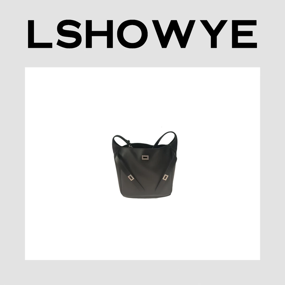 LSHOWYE｜大号皮带斜挎水桶包 BBJ-0012