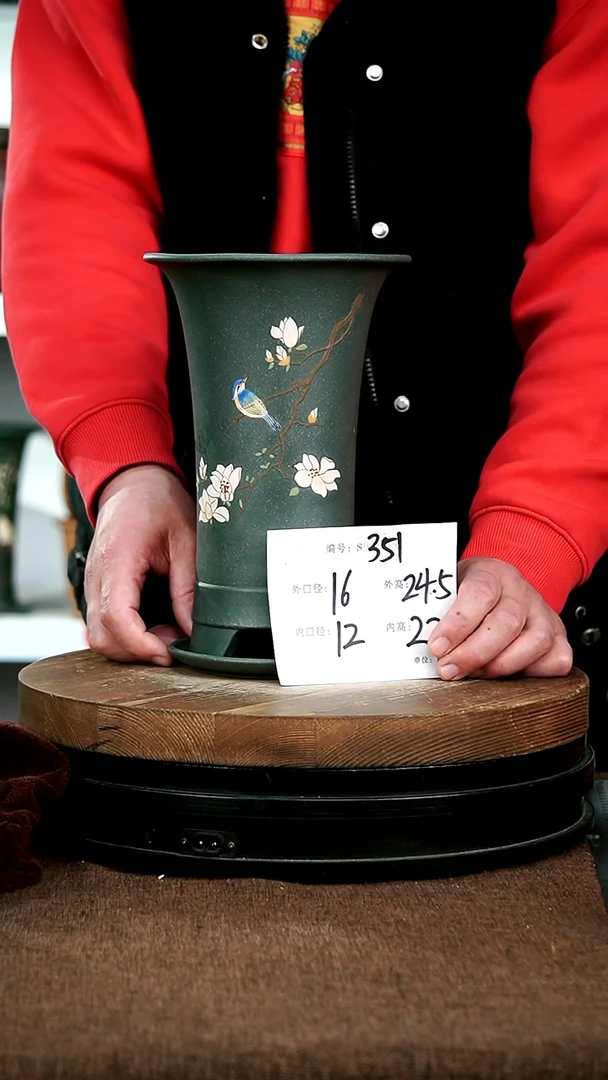 【闪购商品】紫砂花盆351+z宜兴紫砂花盆