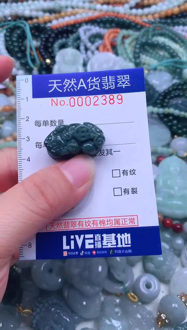 颈饰未镶嵌翡翠天然翡翠