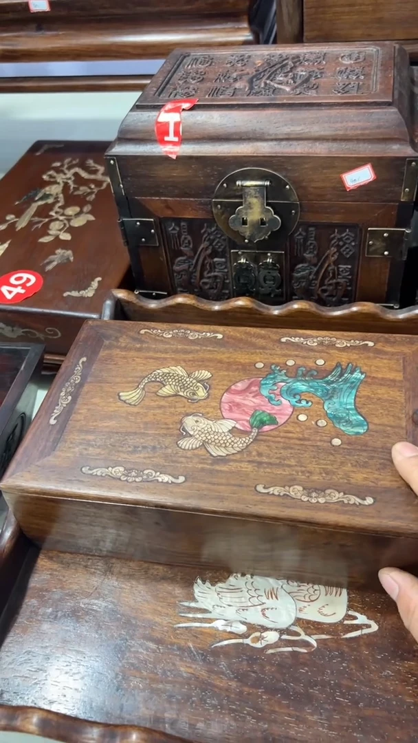 木木 螺钿镶嵌抽拉储物盒111