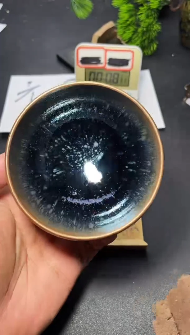 茶盏281 叶紫建盏