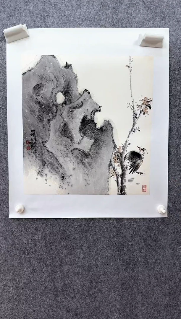 国画ST-HQS老师绘画作品