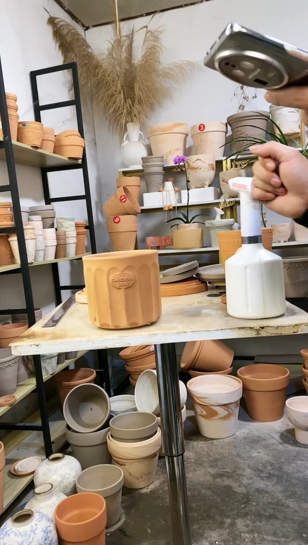 【闪购商品】陶16*16红陶直筒罗马柱 1盆无托