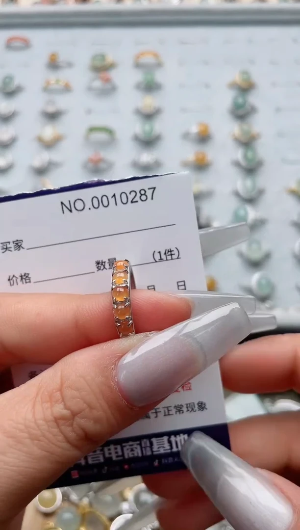 【闪购商品】翡翠戒指银S925镶嵌·