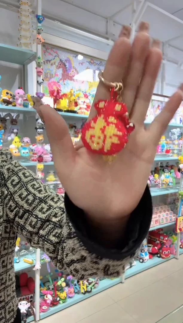 玻璃2034卡0.8水晶珠材料包一套福袋