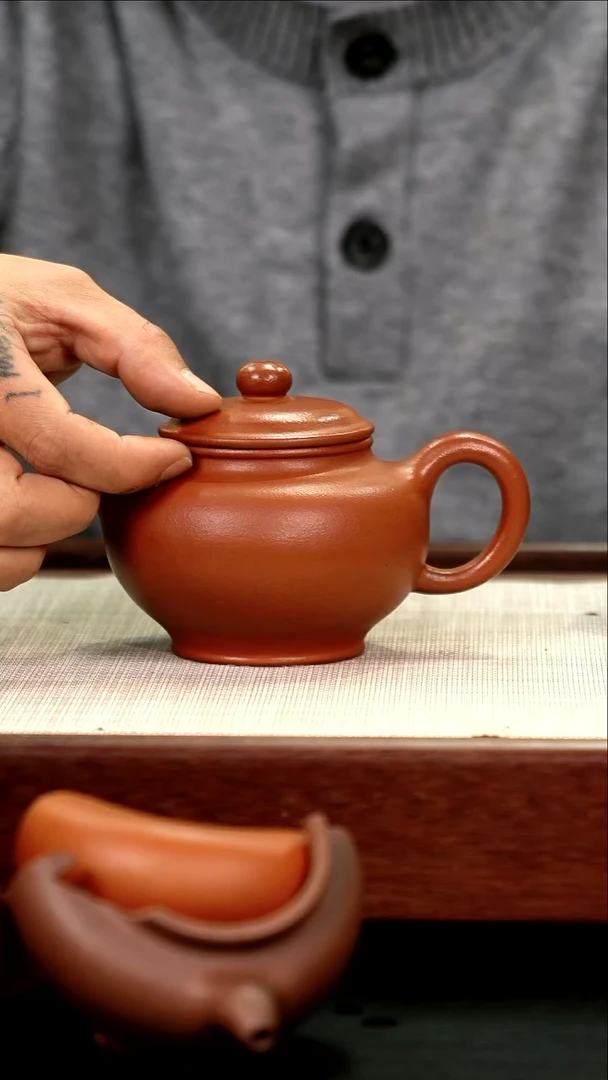 茶壶紫砂lcc朱泥掇只
