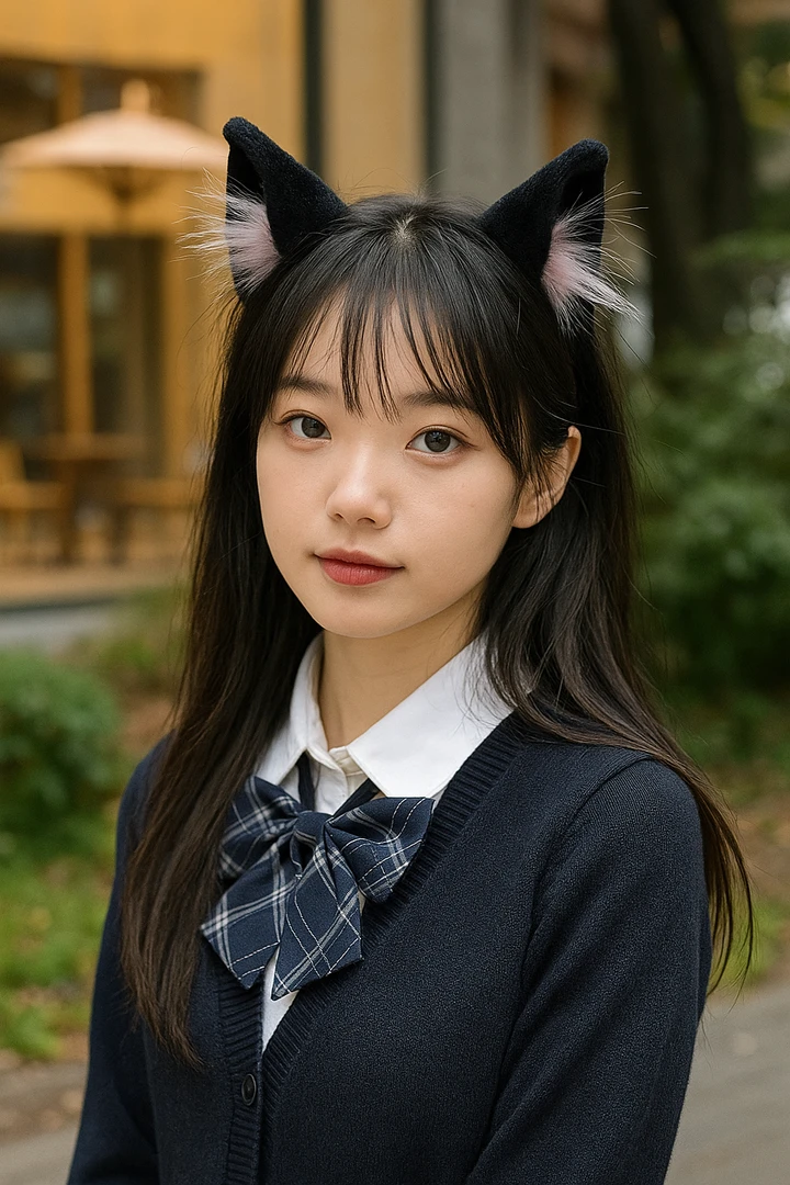 原创设计猫耳朵cosplay狼耳头饰漫展网红男女友毛绒仿真立体发饰