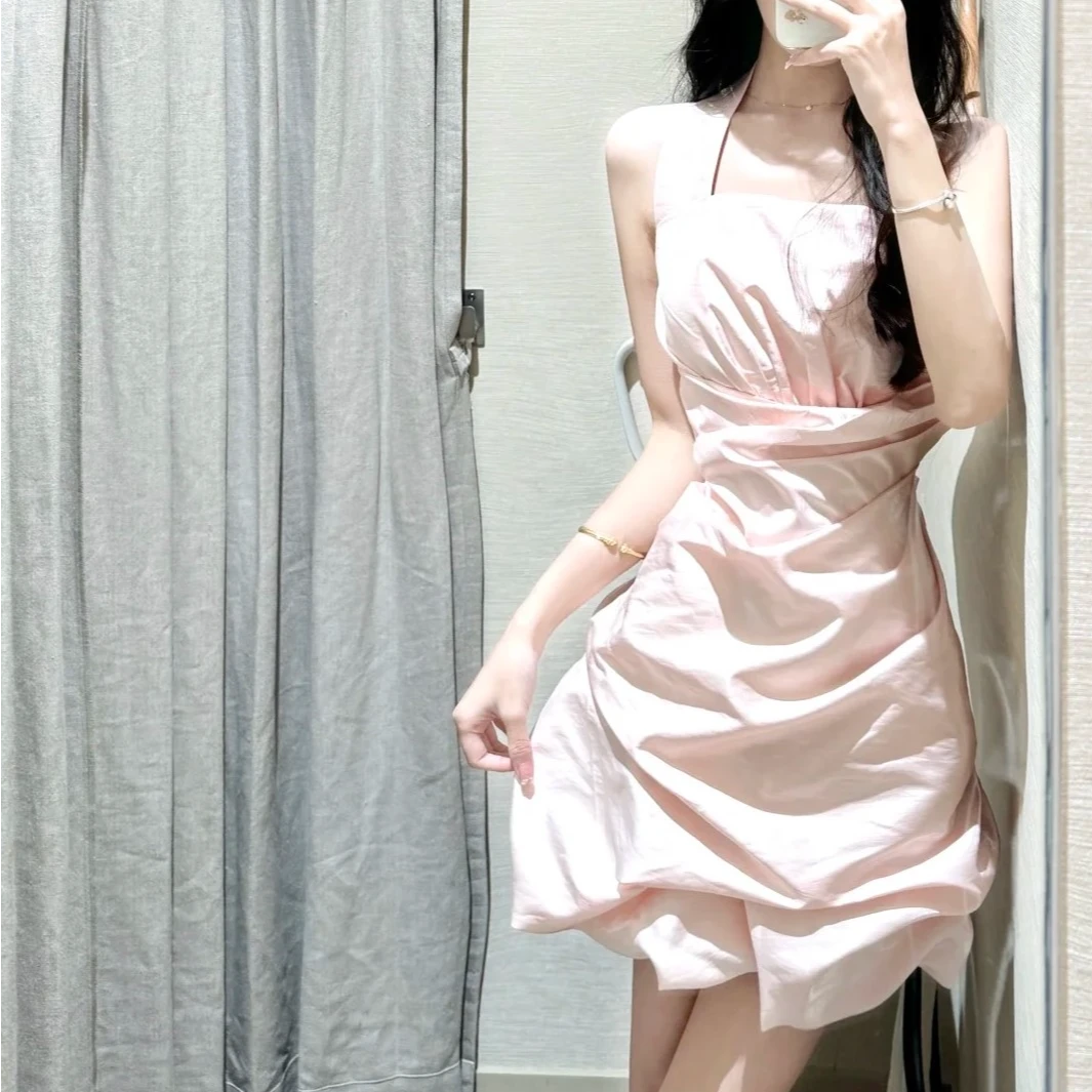 【531-540】茉语女装辣妹修身包臀裙显瘦气质碎花夏季少女连衣裙