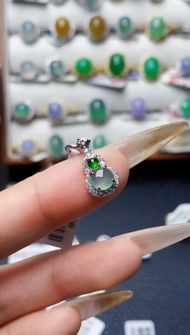 银S925镶嵌戒指翡翠1152