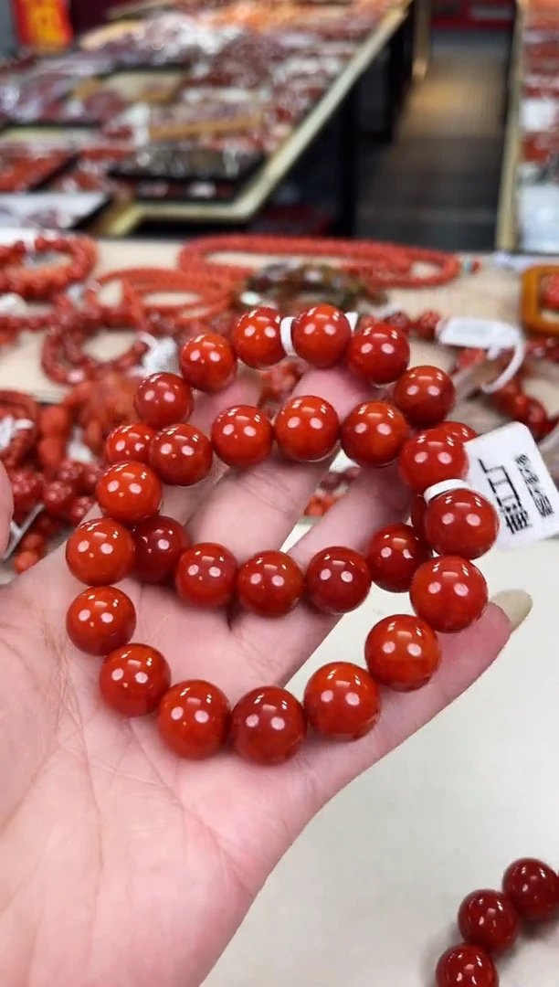 未镶嵌瓦西nxjh手串14+南红玛瑙（多样式发其一）