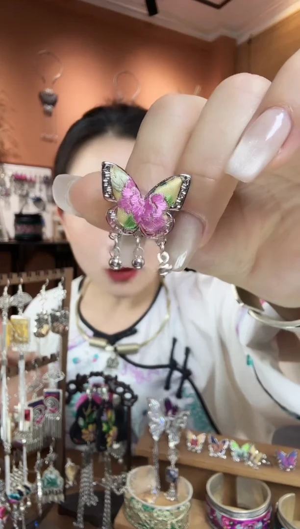 刺绣纯手工民族风戒指