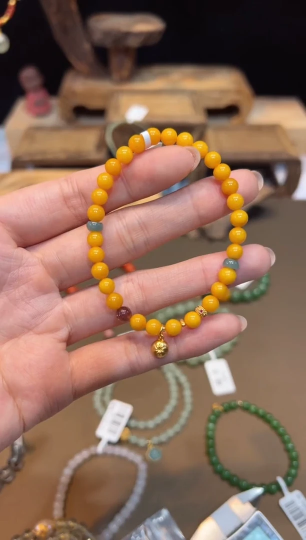 手饰琥珀未镶嵌手饰@@E6700