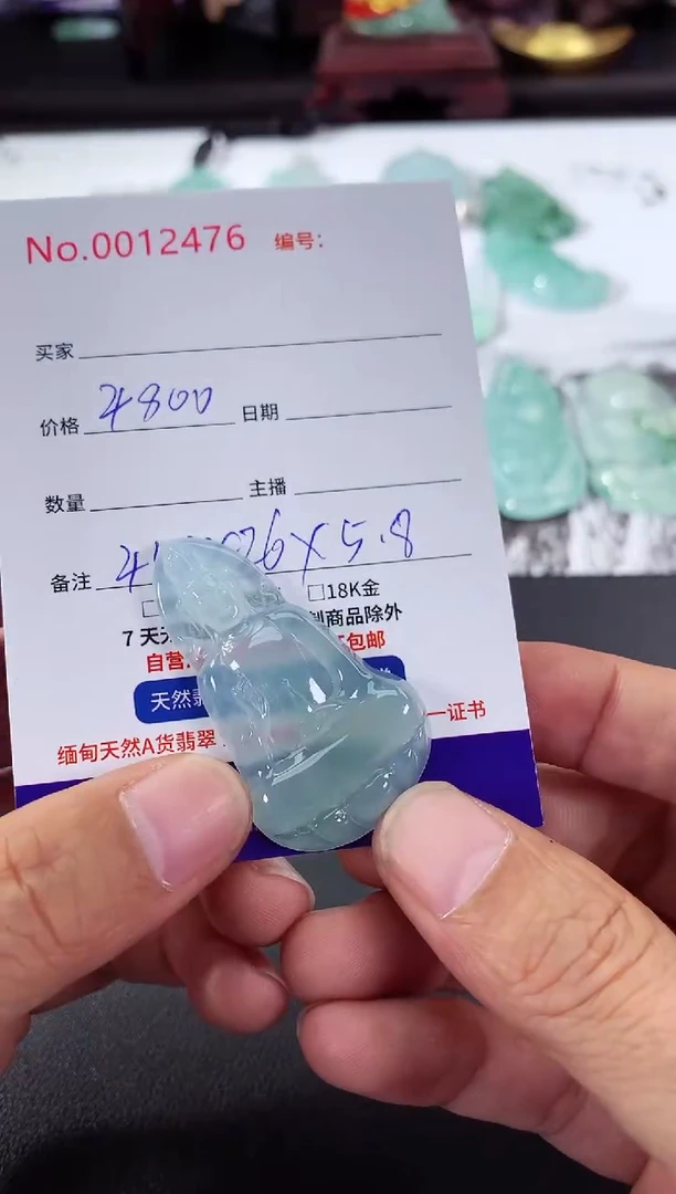 颈饰未镶嵌翡翠素衣