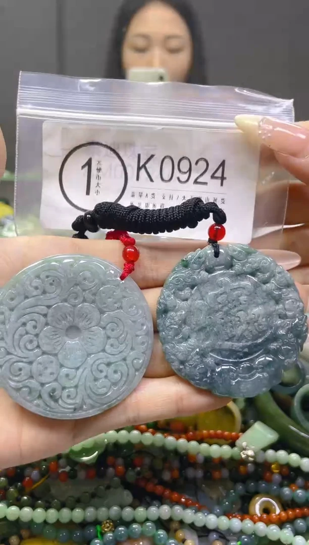 翡翠未镶嵌颈饰/K/翡翠A货一图一物