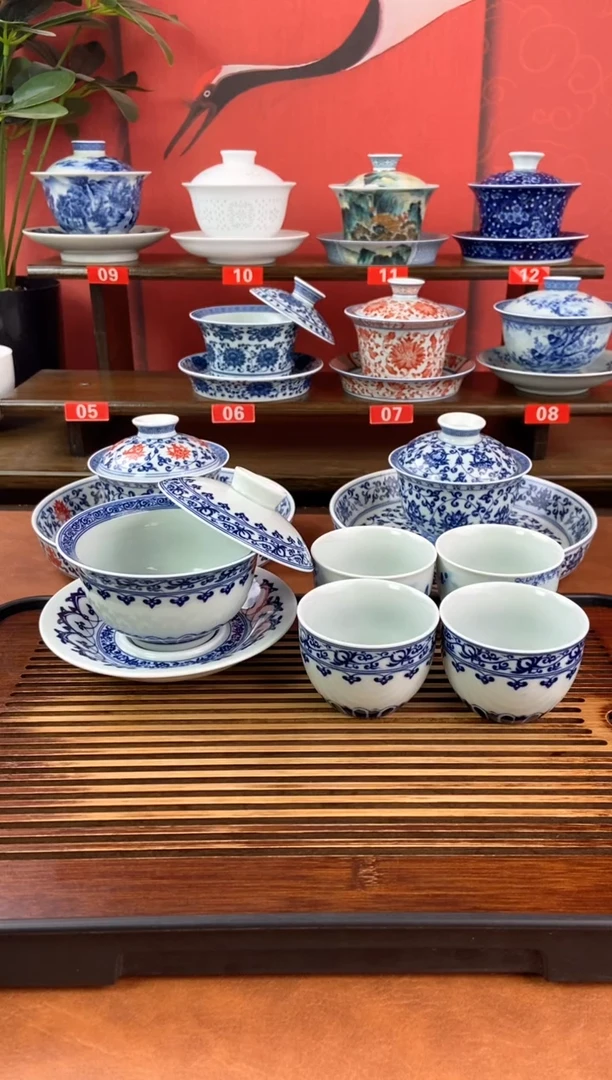 蔚****军景德镇高温精选茶具
