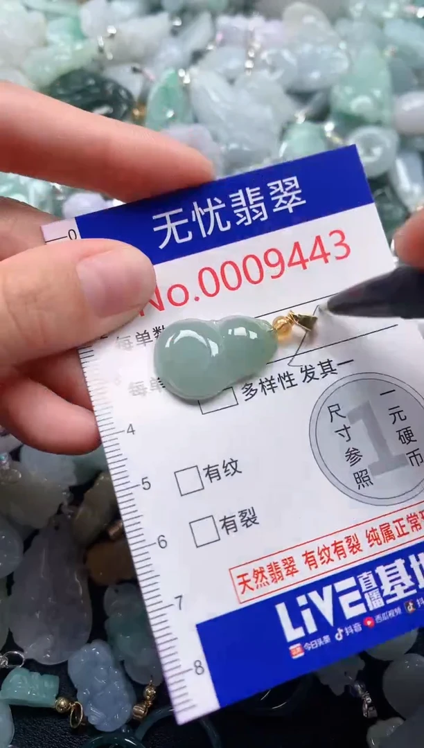 颈饰未镶嵌翡翠9443