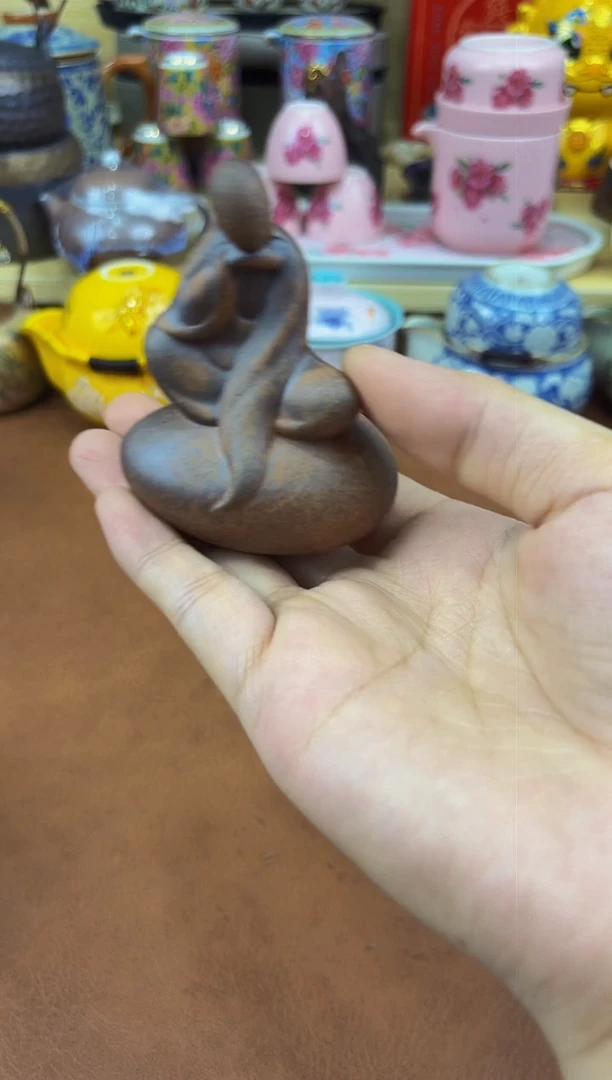 陶瓷茶具摆件旅行套组