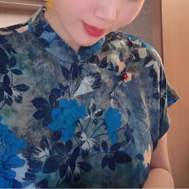 东方岳（小飞袖） 芳华设计新中式复古百搭提花上衣FH-B017