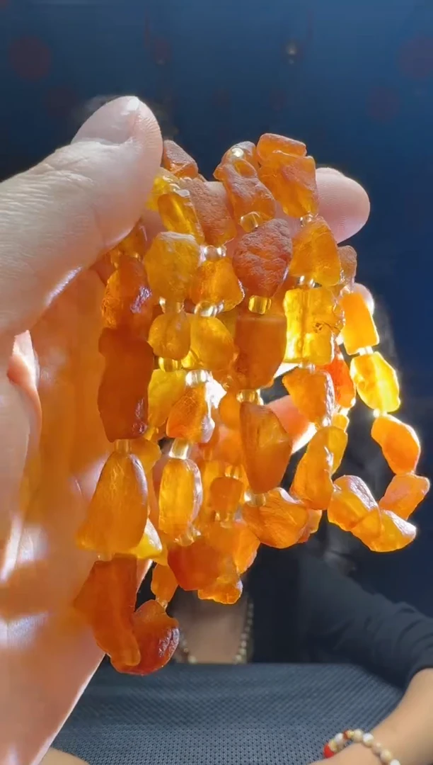 【闪购商品】未镶嵌蜜蜡裸石手串-多样性只发一件