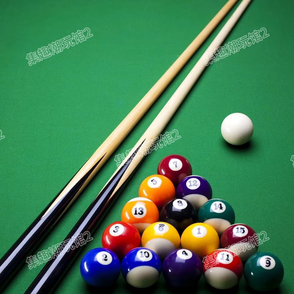 【集趣潮玩馆拆袋子】  台球杆  皮头  巧克粉